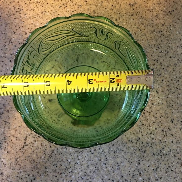 Vintage Green Candy Dish (Glass) - Picture 4 of 8